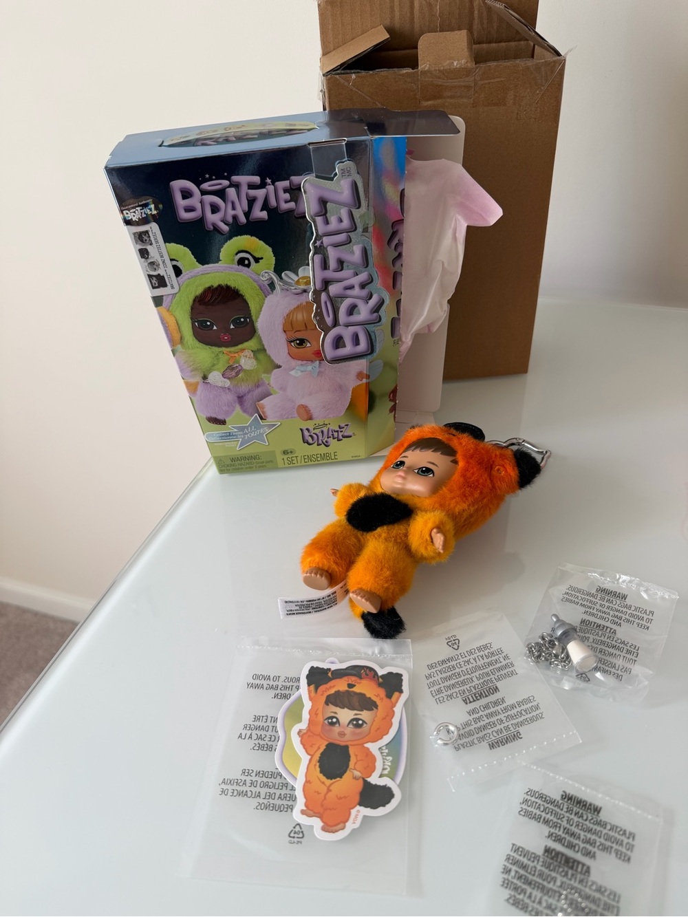 Bratz Bratziez Fox Dylan bag charm blind box